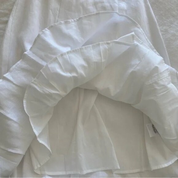 NWT Reformation Yucca Linen Two Piece Skirt Set White Size 0 - Picture 14 of 16